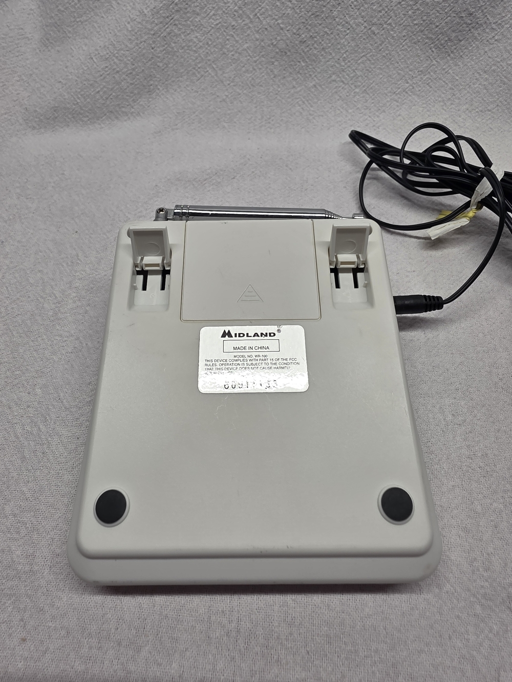 Midland NOAA Public Alert Weather Radio With Power Adapter and Battery Backup. - Picture 9 of 11